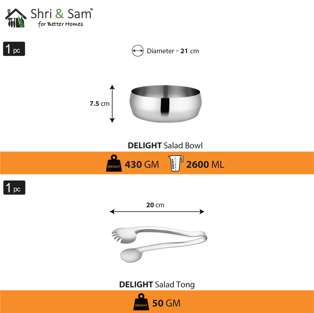 Stainless Steel 101 PCS Dinner set (8 People) Delight