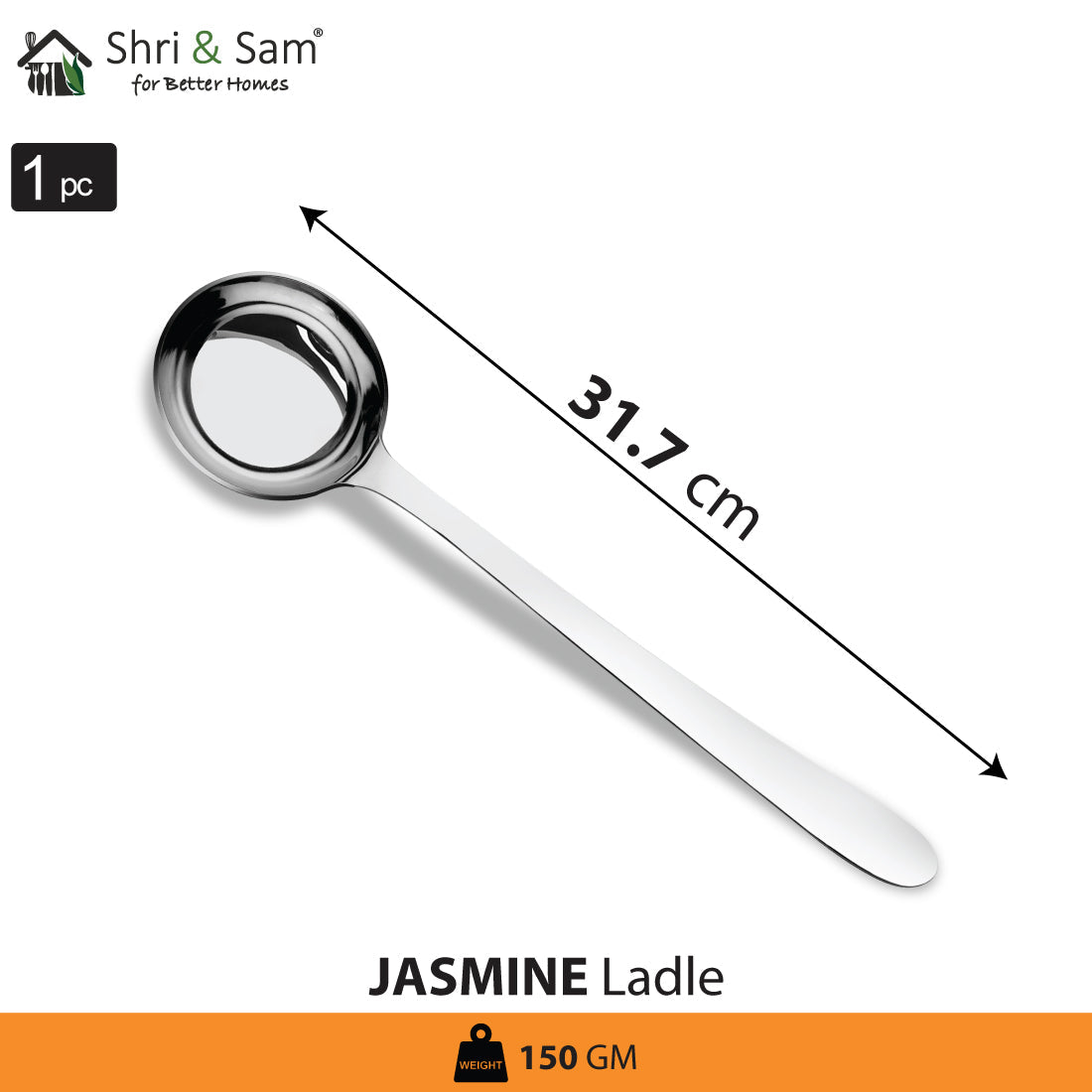 Stainless Steel Ladle Jasmine